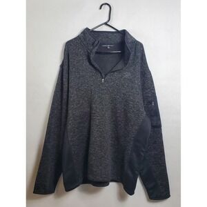 Beverly Hills Polo Club Men's Heathered 1/4 Zip Pullover Sweatshirt Size 2X